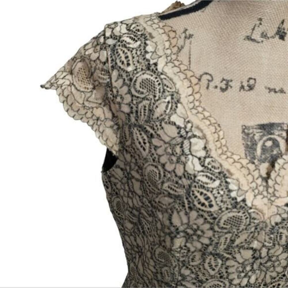 Calvin Klein Lace Dress Sleeveless Sheath Cocktail Party Evening Career‎ Size 8 - Picture 6 of 9